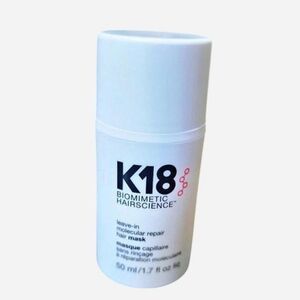 K18 Biomimetic Hairscience Leave-In Molecular Repair Hair Mask - White
